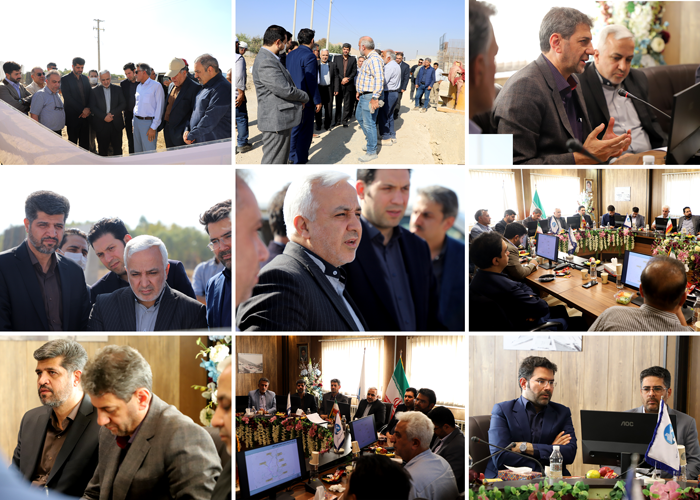 بازدید بازرس کل قضائی استان اصفهان از پروژه ملی کنارگذر شرق اصفهان